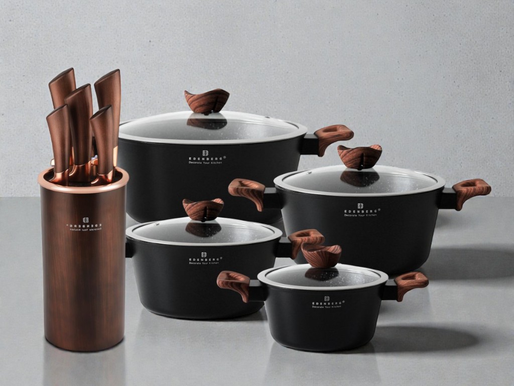 8-DIELNA SADA HRNCOV + MEDENÉ NOŹE 1